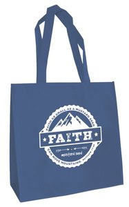Tote Bag: Faith....Mustard Seed (Blue) Tote Bag: Faith....Mustard Seed (Blue)