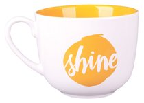 Ceramic Mug/Bowl: Shine, Yellow, Large, (Matt 5:16) Ceramic Mug/Bowl: Shine, Yellow, Large, (Matt 5:16)