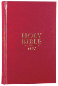 NIV Thinline Bible Burgundy NIV Thinline Bible Burgundy
