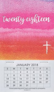 2018 Mini Magnetic Calendar: Twenty Eighteen Sunset/Cross 2018 Mini Magnetic Calendar: Twenty Eighteen Sunset/Cross
