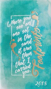 2018 Small Daily Planner: Footprints 2018 Small Daily Planner: Footprints