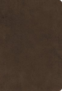 ESV Large Print Compact Bible Brown Micro Suede Red Letter Edition ESV Large Print Compact Bible Brown Micro Suede Red Letter Edition