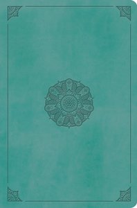 ESV Value Compact Bible Turquoise Emblem Design ESV Value Compact Bible Turquoise Emblem Design