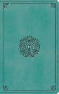 ESV Thinline Bible Turquoise Emblem Design ESV Thinline Bible Turquoise Emblem Design