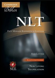 NLT Pitt Minion Reference Black Goatskin Leather (Red Letter Edition) NLT Pitt Minion Reference Black Goatskin Leather (Red Letter Edition)