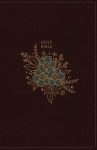 NKJV Thinline Bible Compact Burgundy Floral Design (Red Letter Edition) NKJV Thinline Bible Compact Burgundy Floral Design (Red Letter Edition)