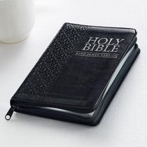 KJV Holy Bible Pocket Zippered Black Red Letter Edition KJV Holy Bible Pocket Zippered Black Red Letter Edition