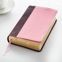 KJV Giant Print Bible Pink/Brown Red Letter Edition KJV Giant Print Bible Pink/Brown Red Letter Edition