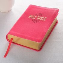 KJV Compact Large Print Pink Red Letter Edition KJV Compact Large Print Pink Red Letter Edition