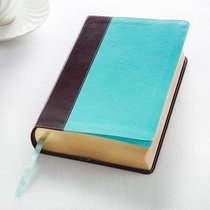 KJV Giant Print Bible Teal/Brown Red Letter Edition KJV Giant Print Bible Teal/Brown Red Letter Edition