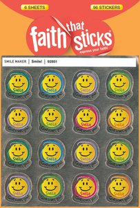 Smile! (6 Sheets, 96 Stickers) (Stickers Faith That Sticks Series) Smile! (6 Sheets, 96 Stickers) (Stickers Faith That Sticks Series)