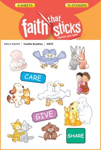 Cuddle Buddies (6 Sheets, 72 Stickers) (Stickers Faith That Sticks Series) Cuddle Buddies (6 Sheets, 72 Stickers) (Stickers Faith That Sticks Series)