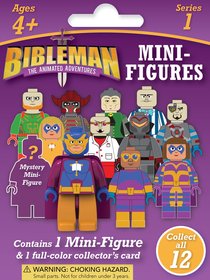 Bibleman Mini Figure , Ages 4+ (Contains 1 Mini-figure & 1 Four-color Trading Card From Series 1) Bibleman Mini Figure , Ages 4+ (Contains 1 Mini-figure & 1 Four-color Trading Card From Series 1)