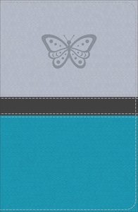 KJV Study Bible For Girls Silver/Teal Butterfly Design (Red Letter Edition) KJV Study Bible For Girls Silver/Teal Butterfly Design (Red Letter Edition)