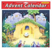 Advent Calendar With Stickers: Nativity Scene Advent Calendar With Stickers: Nativity Scene
