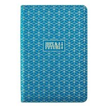 Bible Study Kits: Hope & a Future, Blue/White Patter Luxleather Folder Bible Study Kits: Hope & a Future, Blue/White Patter Luxleather Folder