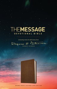 Message Devotional Bible Brown Cross (Black Letter Edition) Message Devotional Bible Brown Cross (Black Letter Edition)