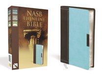 NASB Thinline Chocolate/Turquoise Italian Duo-Tone (Red Letter Edition) NASB Thinline Chocolate/Turquoise Italian Duo-Tone (Red Letter Edition)